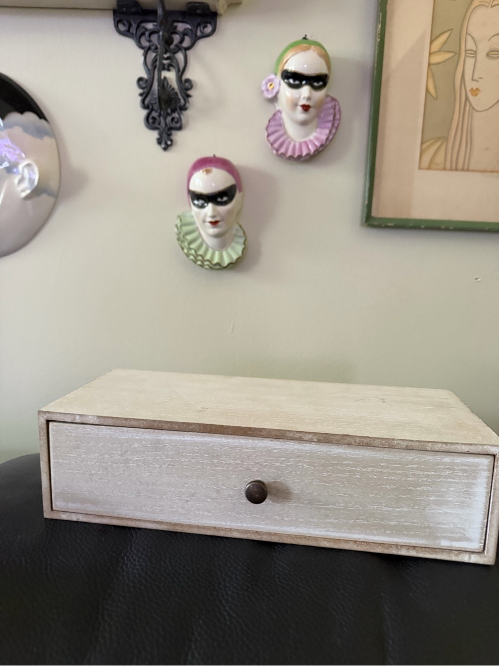 Wood storage drawer/shelf